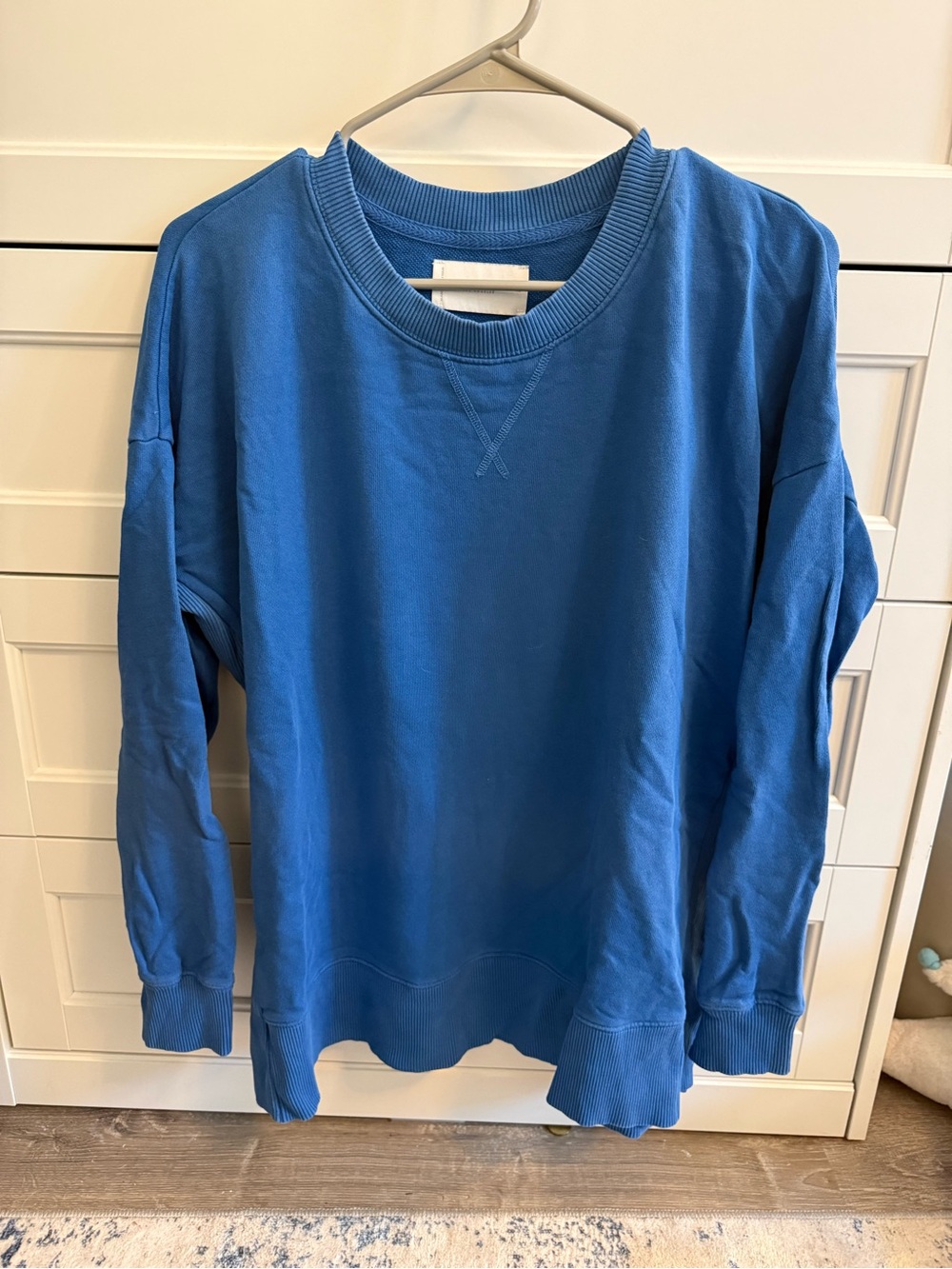 Lucky Brand Blue Crewneck Sweater